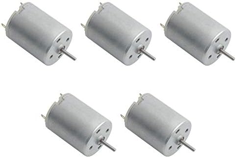 Dc Motor 3V-12V 280 Micro Motor 42 x 24 mm for RC Boat Model Toys Diy (Pack of 5)