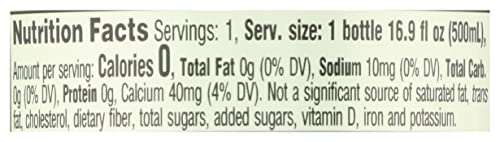 Whole Foods Market, Lemon Sparkling Mineral Water, 16.9 Fl Oz, 6 Count