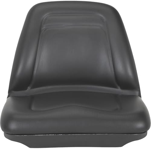 A & I Deluxe Midback Utility Lawn Mower Seat - Black, Model Number TM555BL