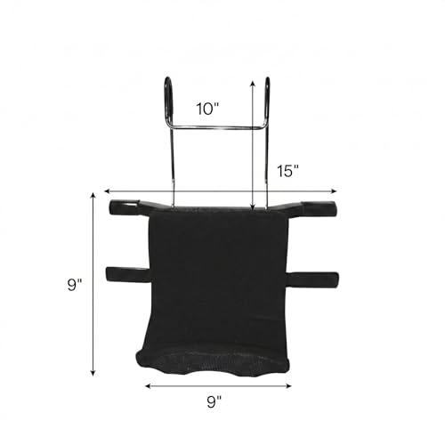 Rehabilitation Advantage Walker Knee and Leg Support for Adults, Black
