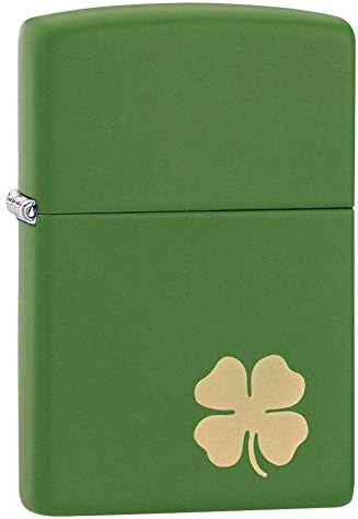 Zippo Clover Design Pocket Lighter, High Polish Chrome, One Size (ZO24699)