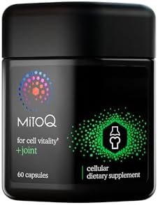 MitoQ +Joint Advanced CoQ10 Antioxidant Supplement - Contains Mitoquinol Mesylate & Green Lipped Mussel Omega Oil Extract - Supports Healthy Joint