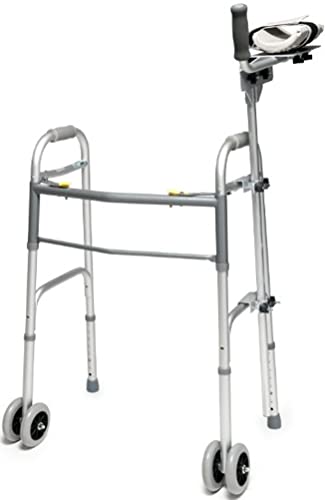 Lumex 6132B Platform Walker Attachment, Mobility Accessories, Pack of 2, Grey