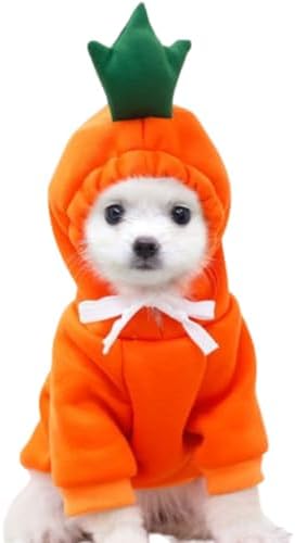 ANIAC Dog Hoodies Sweatshirt with Bunny Ears Spring Puppy Clothes for Small Dog Girl Boy Soft Doggy Sweater Cat Apparel Pet Clothing for Kitten