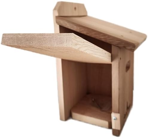 Swallow Birdhouse with Special Entrance Deters House Sparrows. Made in the USA!