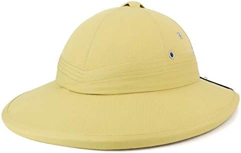 Armycrew French Style 100% Genuine Pith Helmet Safari Hat