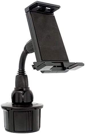 Bracketron Car Cup Holder Mount for Phablet-Style Smartphone & Tablet TomTom Magellan iPhone X 8 Plus iPad Samsung Galaxy Tab S4 S3 Microsoft