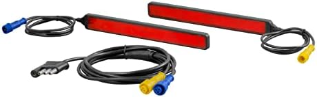 CURT 53201 Auxiliary LED Trailer Lights for Cargo Carriers and Bike Racks