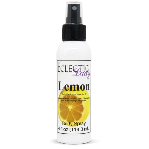 Lemon Body Spray, Double Strength, 2 ounces, Body Mist