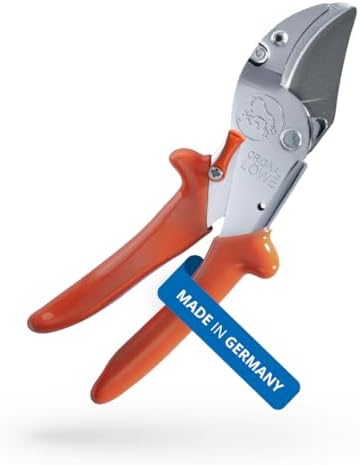 Original LÖWE 10 Professional Anvil Pruning Shears 10.107 with Bypass Geometry - Innovative Sharp Shears with Ergonomic Handles and Non-Stick Steel