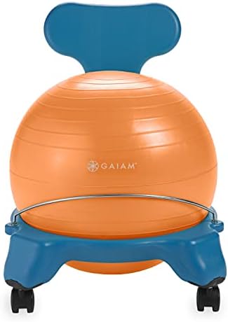 Gaiam Ultimate Balance Ball Chair, Swivel Base, Home & Office