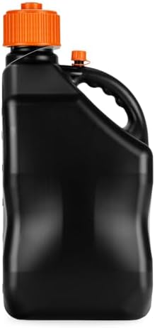 VP Racing 3852-CA, 5.5 Gallon Motorsport Jug V-Twin Sq. - Black/Orange