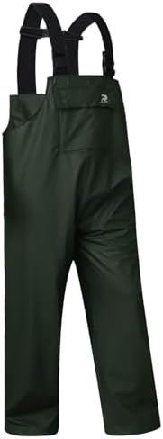 RainRider Rain Pants for Men Women Waterproof Rain Gear Bib Overalls Trousers for Fishing Hunting