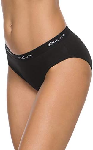 Wealurre Womens Underwear Cotton Bikini Breathable Sport Low Rise Panty for Women Multipack