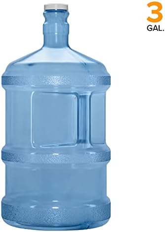 Geo Sports Bottles Polycarbonate Plastic Reusable Water Bottle Container (3 Gallon)