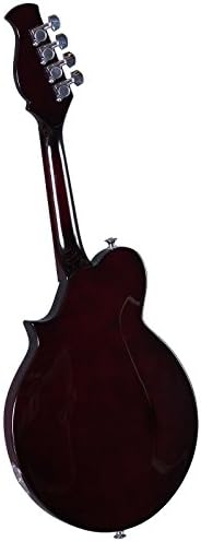 Kentucky KM-300E 4-String Electric Mandolin – Traditional Sunburst, Solid Basswood Body, Maple Neck, Gig Bag Included