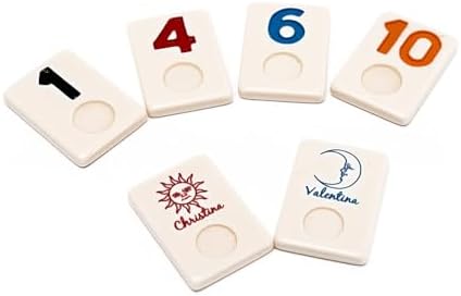 Bello Games Ninth Avenue Rummy Set Large Engraved Numbers in a Black Vinyl Case