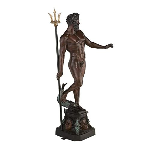 Design Toscano Neolithic Style Gaia Earth Mother Woman Indoor/Outdoor Garden Statue, 40 inches tall, Cast Stone Resin, Rough Stone Finish