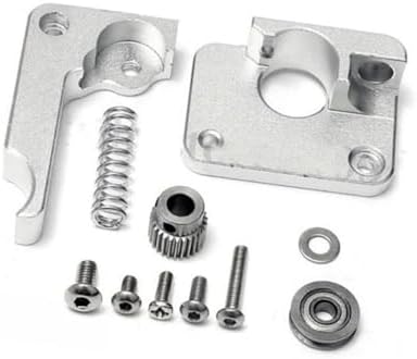 MK10 Extruder with 40 Tooth Steel Gear Feed Extrusion Right Left Hand Arm Full Metal Silver Fit for Makerbot Replicator 2(Right)