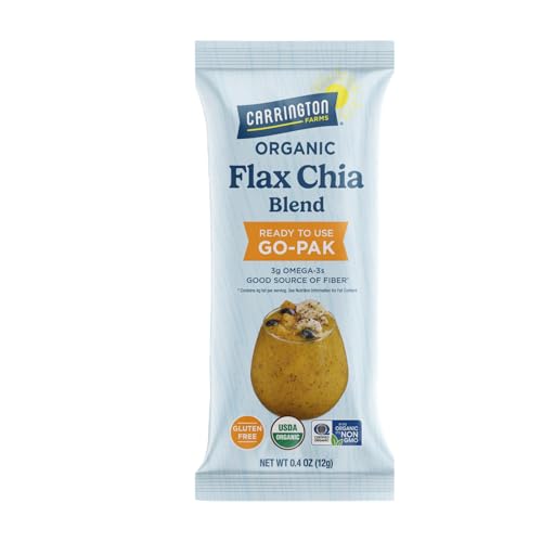 Carrington Farms Organic Milled Flax Seed 14 oz - Ground Flaxseed for Smoothies, Oatmeal, Baking & Vegan Egg Substitute | Omega-3, Fiber & Lignans | Vegan, Non-GMO, Gluten-Free