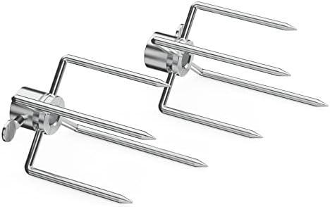 onlyfire Universal Grill Rotisserie Kit with 37"×1/2" Hexagon Spit Rod | Stainless Steel 110V Electric Motor, Does Not Fit Weber Gas Grills