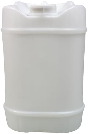 | 19L / 5Gallon White Jerrican | White Jerrican Jug | Food Grade Quality | BPA Free | Perfect Container to Ship Chemicals & Liquids | Easy Stacking