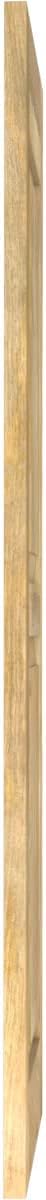 15"W x 55"H Americraft Two Equal Raised Panel Exterior Real Wood Shutters (Per Pair), Unfinished