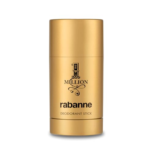 Rabanne 1 Million Deodorant Stick for Men - Luxury Fragrance Solid Deodorant with Fresh Leather, Warm Spice & Sensual Musk