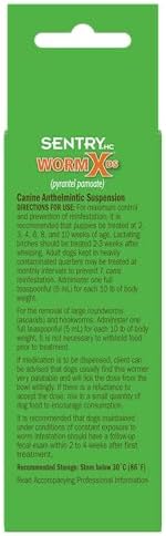 Worm X Plus 7 Way Liquid Dewormer for Dogs 2 oz Broad Spectrum Canine Anthelmintic Suspension Removes Hookworms and Roundworms for Dogs Up to 120 lbs | Ideal for Dogs up to 120 lbs; Precise Weight-Based Dosing; broad-spectrum canine parasite control; 2 o…