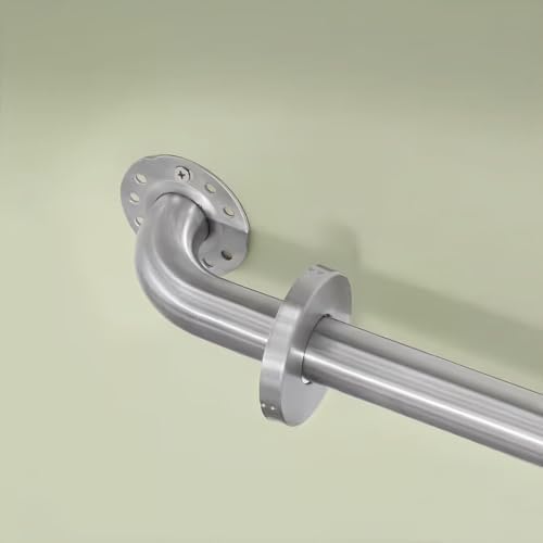 Stainless Steel Bathroom Safety Shower Grab Bar, Anti Slip Bathtubs Grab Bars,Toilet Assist Saft Handle Handrail ADA Compliant 500lbs for Handicap Elderly Senior (Brushed, 12 Inches)