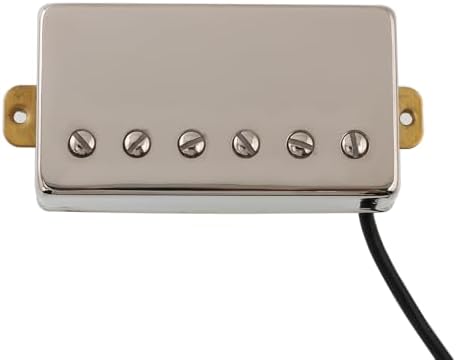 Alnico 2 Magnets Humbucker Pickup Set Vintage Output Four Conductor Wire for LP Les Paul Electric Guitar Chrome