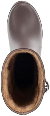 Chooka Women's Waterproof Mid-Height Faux Fur Lined Pull-On Rain Boot