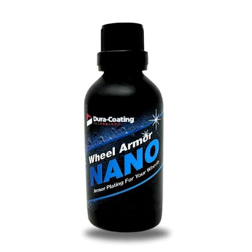 Dura-Coating Wheel Armor Nano Coating - Ceramic Coating Spray for Car Wheels, Metal, Paint, Plastic & Glass - Detailing Spray Repels Water, Dirt