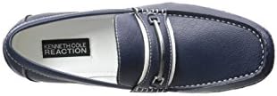 Kenneth Cole Reaction Men's Vic-Tour-Y Casual Slip-On, Blue, 8.5 M US