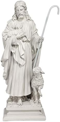 Design Toscano Jesus, The Good Shepherd Garden Statue: Large