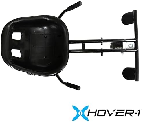 Hover-1 Buggy Hoverboard Attachment - Compatible with Most 6.5" & 8" Electric Hoverboards, Hand-Operated Rear Wheel Control, Adjustable Frame & Straps