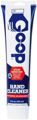 GOOP Multi-Purpose Hand Cleaner- Waterless Hand Degreaser, Laundry Stain Remover - NonToxic and Biodegradable Cleaner Remove Dirt, Oil, Paint, Ink, and Clothes Stains Original, 14oz Pack of 1