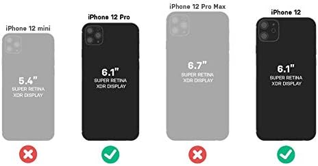 OtterBox iPhone 12 & iPhone 12 Pro Commuter Series Case - Black, Slim & Tough, Pocket-Friendly, with Port Protection