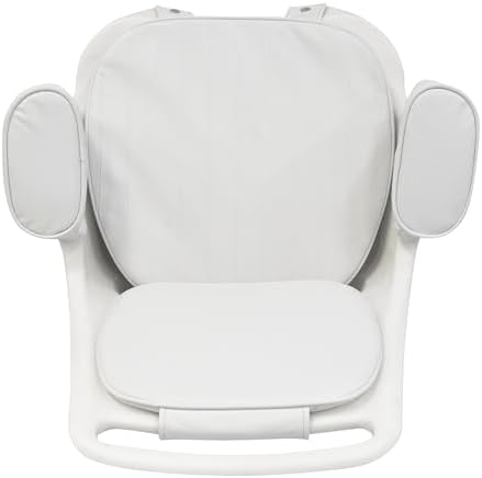 Wise 8WD1007-3-710 Captains Chair with Cushions and Mounting Plate, White