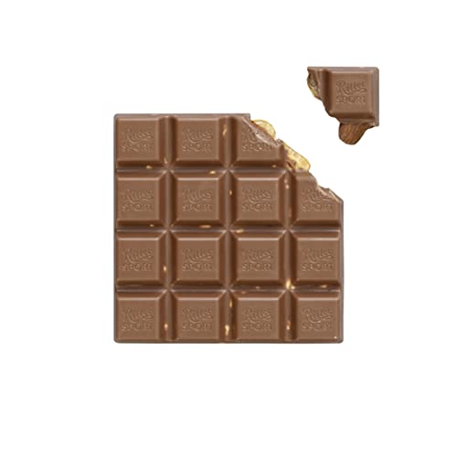 Ritter Sport Chocolate Bars with Nuts (Dark Chocolate with Hazelnuts, 3.5 Ounce (Pack of 10))