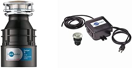 InSinkErator Badger 5 1/2 HP Food Waste Disposer and Power Cord Kit
