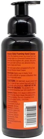 Fast Orange 25108 Pumice Lotion, Heavy Duty Hand Cleaner, Natural Citrus Scent, Waterless Cleaner For Mechanics, Strong Grease Fighter, 7.5 oz