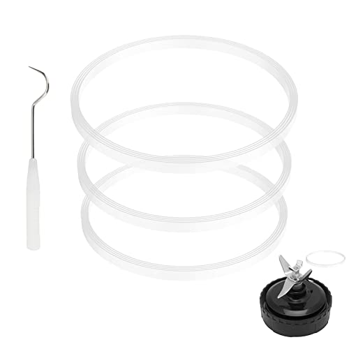 3.94-inch Blender Rubber Gaskets Fit for Ninja Blender, 5 Pack