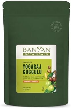 Banyan Botanicals Yogaraj Guggulu Powder – Organic Joint Support Supplement ­­–Ayurvedic Blend for Supporting the Joints and Skeletal