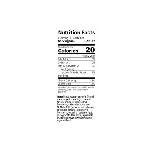neuroSLEEP | Tangerine Dream | Functional Beverage for Restful Sleep, Non-Carbonated; 16.9 Fl Oz (Pack of 12)