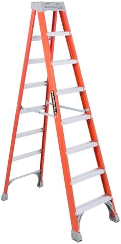 Louisville Ladder 2-Foot Fiberglass Step Stool Industrial, 300-Pound Load Capacity, Type IA, FS1502