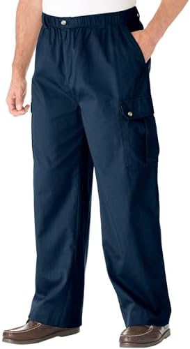 KingSize Knockarounds Full-Elastic Waist Cargo Pants
