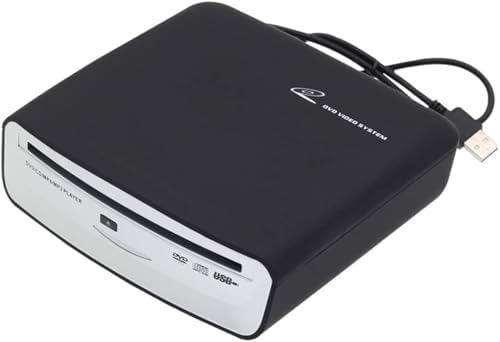 Car External Universal CD Player | USB External Car Slot-Load CD Player Compatible with Android Navigation (Android Version 4.4 and