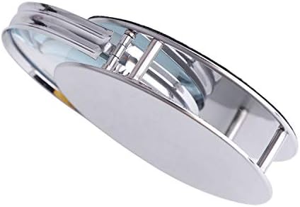 Mini 20X Folding Pocket Magnifier with Metal Case - Portable Reading Magnifying Glass for Inspection, Jewelry, Coins, Hobby, Travel