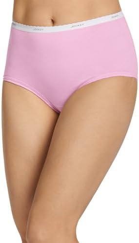 Jockey Women's Underwear 100% Cotton Classic Brief - 3 Pack